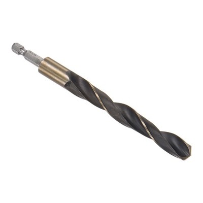 Titanium Coated Drill Bit with 1/4'' Hex Shank - [13mm x 150mm] High Speed Steel