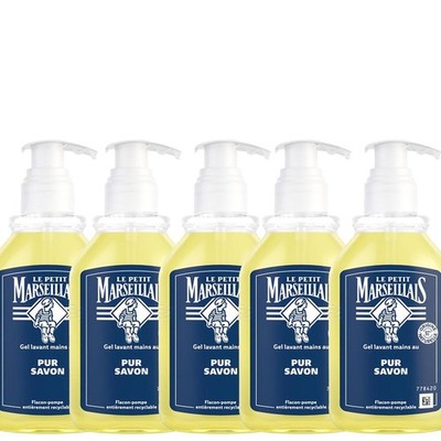 Le Petit Marseillais Flüssigseife Pur savon liquide 5 x 300 ml aus Frankreich