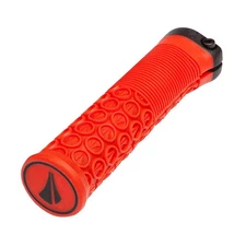 SDG Thrice 31 Lock-On Bike Grips with Gel Foam, Dual Density, Red - Ergonomic