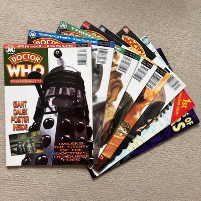 Vintage Marvel UK 1994 bis 1996 - Doctor Who Poster Magazin - Komplettsatz 8