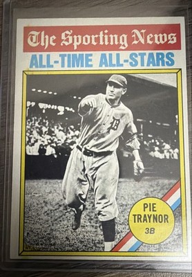 1976 Topps - The Sporting News AllTime All-Stars Pie Traynor #343