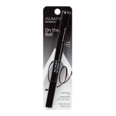 Almay PEN FLÜSSIGER EYELINER. Einzigartige Kugelschreiberspitze. Hypoallergen. 208 schwarz