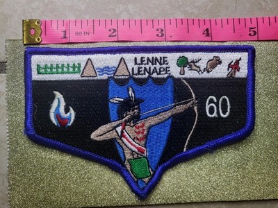 BSA Boy Scouts OA Lodge 60 Aina Topa Hutsi Lenne Lenape 1st in Set Alamo S-18