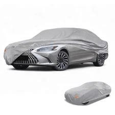 Car Cover Waterproof All Weather Cotton Fit for Sedan Length 165" to 177"