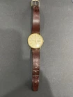 Vtg Timex Quartz LA Cell Gold Tone Watch for Men Water Resistant New Battery