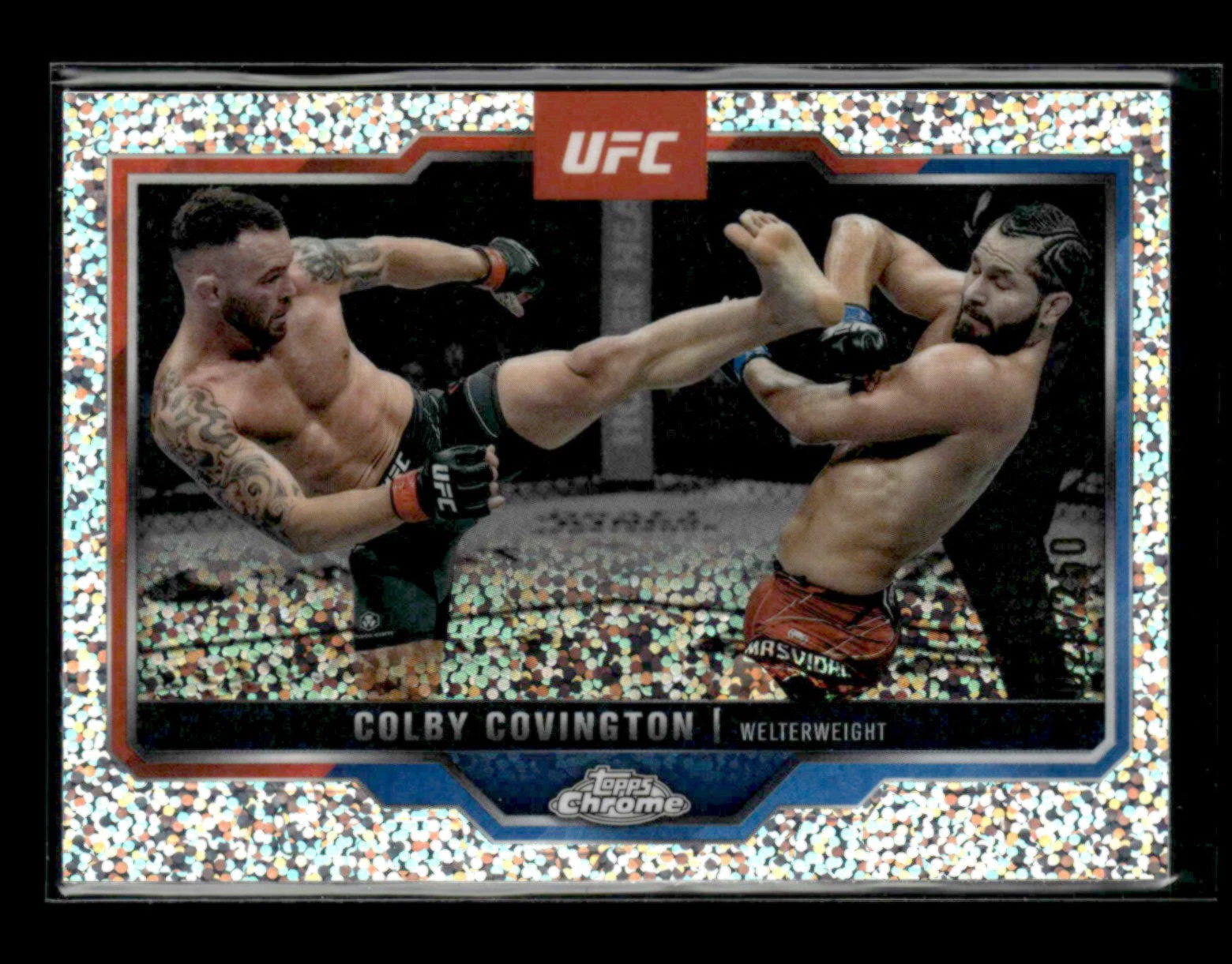 Colby Covington 2025 Topps Chrome UFC #154 Speckle 024/250 [don80