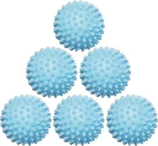 Handy Laundry Reusable Dryer Balls - A Natural Light Blue | 6-pack 