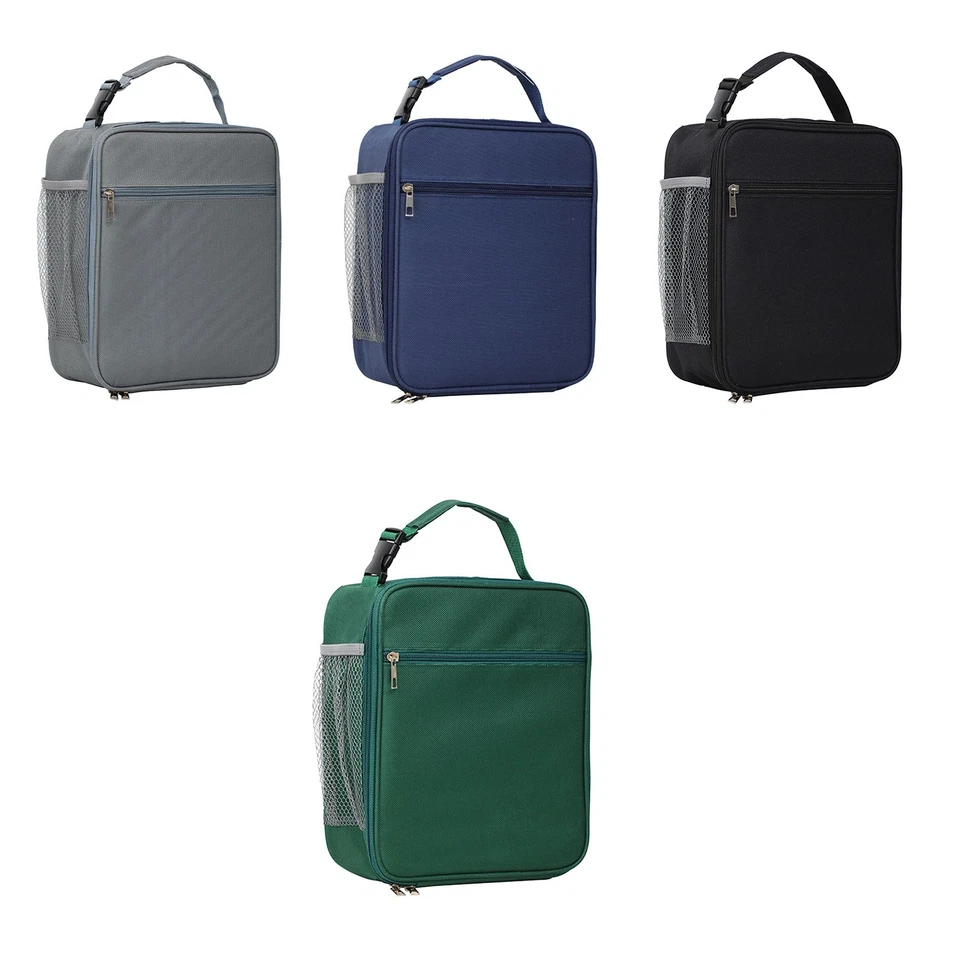 1Pcs Men Women Lunch Box Insulated Lunch Bag w/Handle for Work Picnic Travel - Image 2 of 3