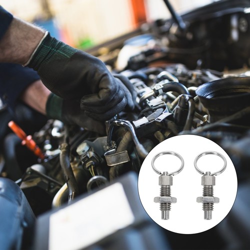 2 Pcs Stainless Steel Positioning Pin Spring Catch Indexing Plunger | eBay