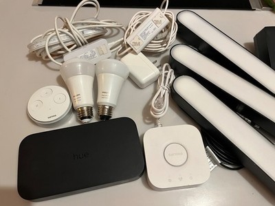Philips Hue COLOR Lot | Hub,  Sync, Bulbs, Remote, Strips, Bars USED