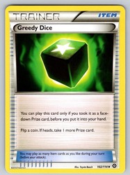 Greedy Dice 102/114 Uncommon XY Steam Siege