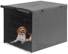 42 inches Dog Crate Cover, Sturdy Windproof Pet Kennel Cover Universal Fit fo...