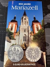 Austria 5 Euro 2007 Silver Mariazell in Folder