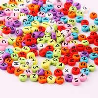 Acryl Rund Buchstaben Perlen Set Initiale Alphabet Beads Buchstabenperlen Zum Au