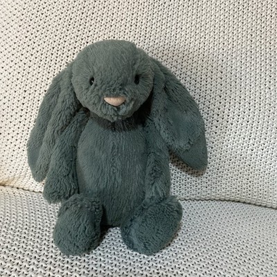  Bashful Forest Bunny 廃盤 レア Jellycat London BASHFUL FOREST BUNNY Rabbit Green Plush