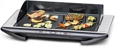 ROMMELSBACHER Elektrogrill Tischgrill BBQ 2012/E – Made in Germany 2 Grillzonen