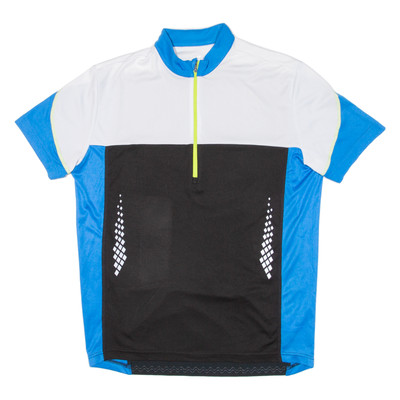 CRANE Cycling Herren Jersey Blau 1/2 Zip XL