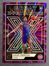 2023 Donruss Great X-Pectations Ausar Thompson /99 Purple Laser Holo Rookie RC