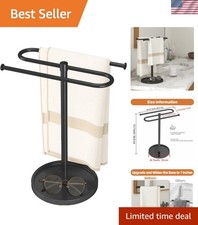 Towel Holder Stand, Stainless Steel Hand Towel Holder Rack for Bathroom Count...
