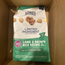 Natural Balance Limited 4 Pound Pack of 1 , Lamb  Brown Rice New Formula 