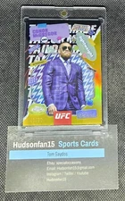 Conor McGregor 2025 Topps Chrome UFC TailorMade #TRM-10 Gold Refractor 46/50
