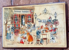 Blechdose "Family 1900" - "Restaurant Stephanplatz"  23 x 16 x 8 cm