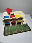 Vintage Fisher Price Little People Dump Truckers 979 Garage Gas Station