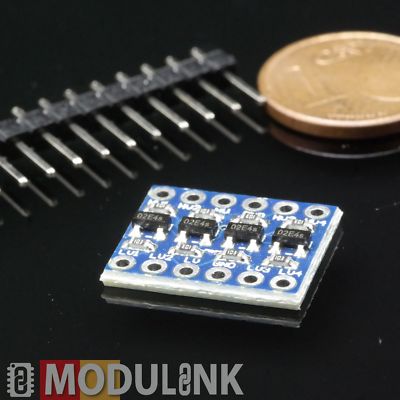 Pegelwandler z.B. 5V  3,3V 4Kanal Level Shifter Converter I2C SPI Arduino RPi