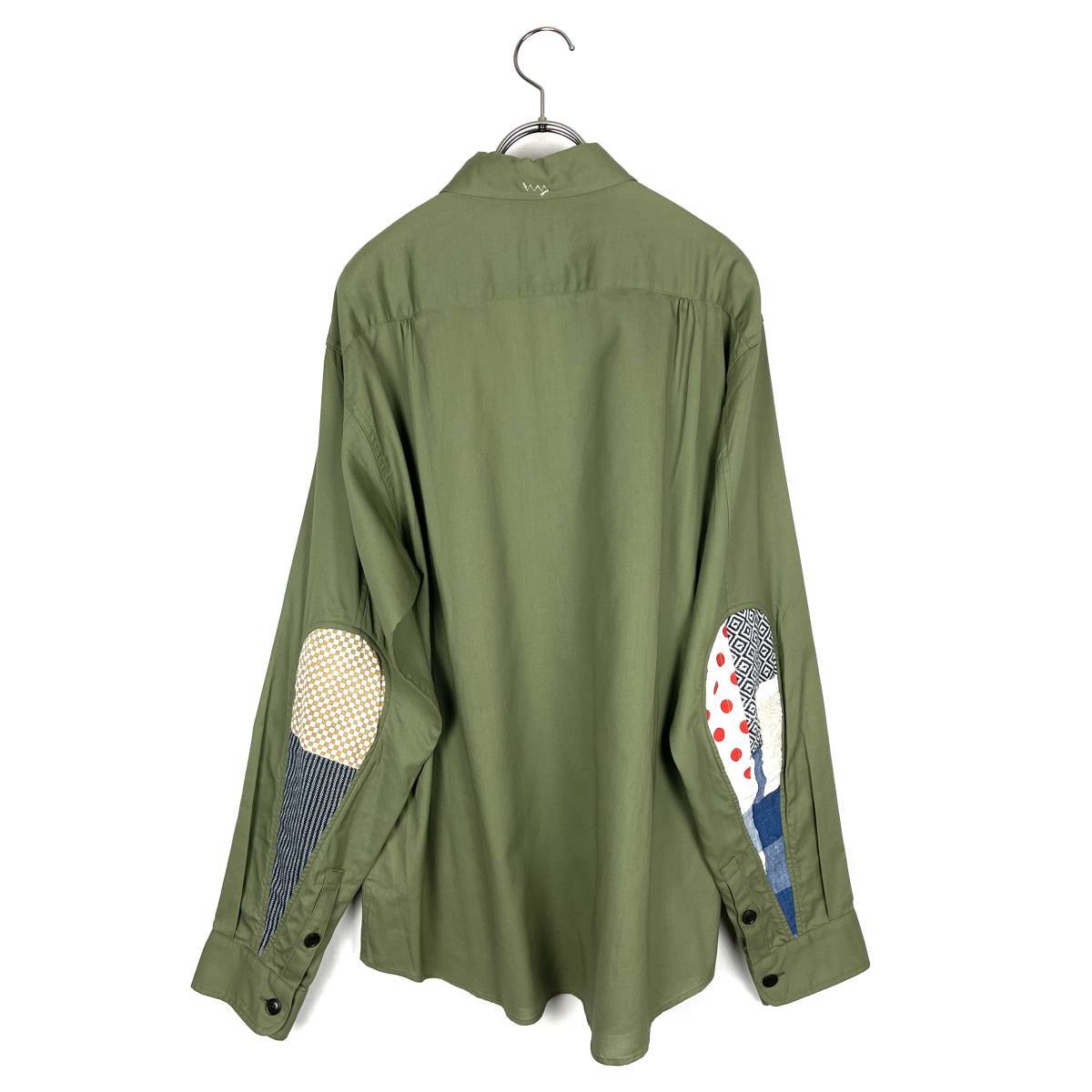 VISVIM USM ALBACORE SHIRT L/S COLLAGE 19SS (khaki) Size 3 from  