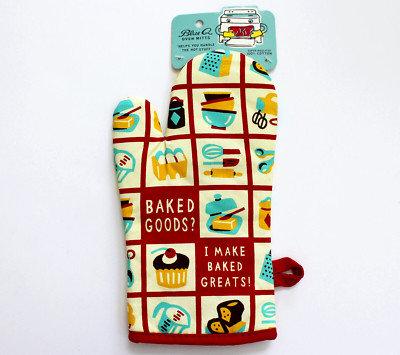 Blue Q ''I Make Baked Greats!'' Oven Mitt Housewarming Gifts