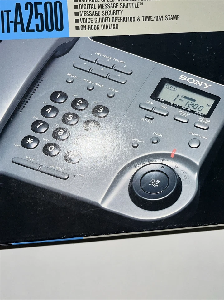Sony IT-A2500 integriertes digitales Telefon Anrufbeantworter - Bild 3 von 4