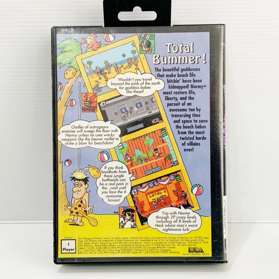 Normy’s Beach Babe-O-Rama + Box - Sega Genesis - Free Postage - Image 2 of 4