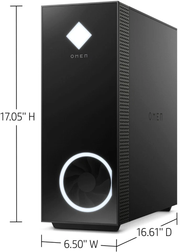 HP OMEN 30L GAMING, AMD Ryzen 7 3700X,16GB RAM,256GB SSD + 1TB HDD, GeForce 2060 Foto 3 de 4