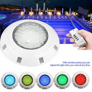 SHZICMY Swimming Pool Light USA Stock 54W LED Underwater Pool Light Spa Wall Mounted Light IP68 RGB 7 Colors with Remote Control