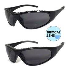 Bifocal Riding Biker Sunglasses Sun Readers Tinted Rubber Pad UV Protect RE66