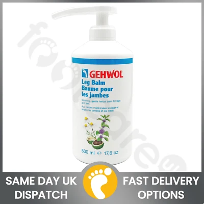 Gehwol Leg Balm 500ml - Herbal Foot & Leg Balm for Redness & Dryness