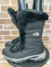 The North Face Nuptse Goose Down Fill Faux Fur Winter Snow Boots Women's Size 6
