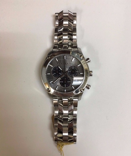 mens burberry watch