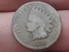 1878 Indian Head One Cent Penny- About Good Details
