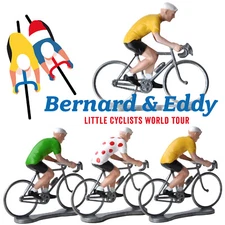 Tour De France Leaders Jersey Cycling Model Set Die Cast Metal Cyclist Figures