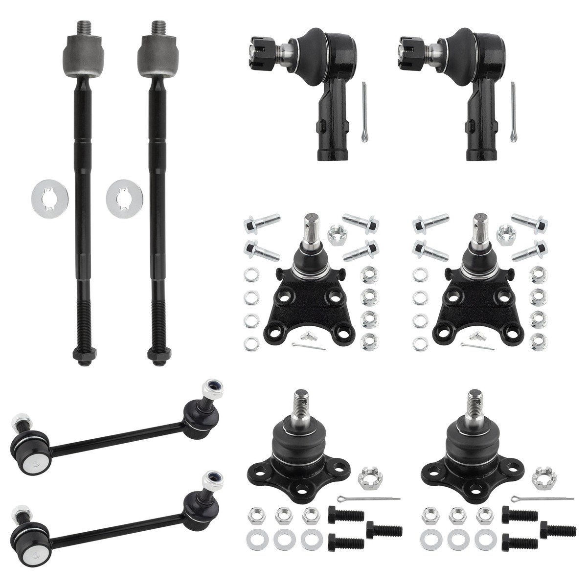 10PCS Complete Front Suspension Kit For Amigo Axiom Rodeo 10PCS Complete Front Suspension Kit For Amigo Axiom Rodeo