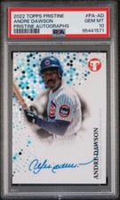 2022 Topps Pristine #PA-AD Andre Dawson PSA 10 GEM MINT Auto Cubs