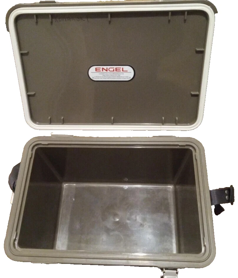 Enfriador de caja seca hermético a prueba de fugas ENGEL 19 Qt blanco UC19 camping pesca Foto 3 de 4