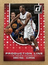 2014-15 Donruss Production Line Assists #1 Chris Paul Basketball