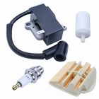 Ignition Coil Air Filter For Husqvarna 445 450 445e 450e Fuel Filter Spark Plug