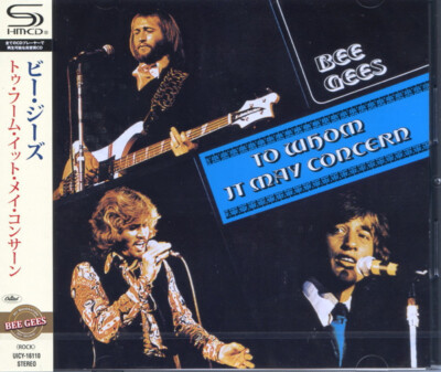 Bee Gees    To Whom It May Concern, SHM-CD Japan Neu
