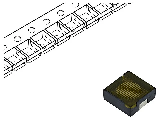 Capteur LD-BZEL-UR1035LSR : ultrasons 10 x 10 x 3,5 mm 40 kHz Type de réponse... - Photo 1/1