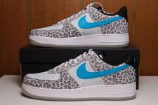 Nike Air Force 1 '07 PRM "Blue Fury / Leopard" DJ6192 001 EU 46 US 12 UK 11 NEW