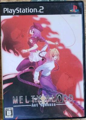 PS2 MELTY BLOOD Act Cadenza & Actress Again Limited ver. 2Games
