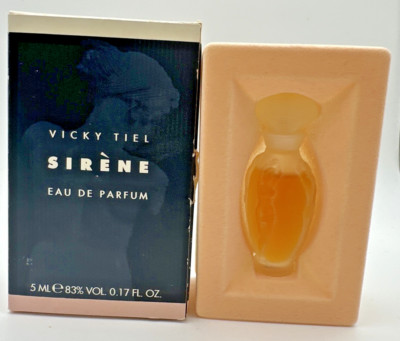 Sirene By Vicky Tiel Eau de Parfum  .17 oz/5 ml Vintage New In Box